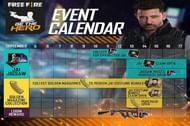 Be the Hero event calendar (Image Credit: Garena Free Fire / Facebook)